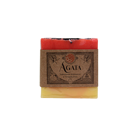 Sabonete Terapêutico em barra Ágata - Aloe Vera com essência de Lemongrass e Verbena