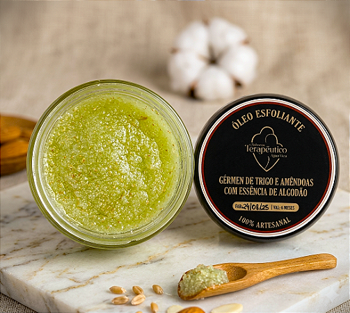 Óleo Esfoliante Terapêutico - Gérmen de Trigo e Amêndoas