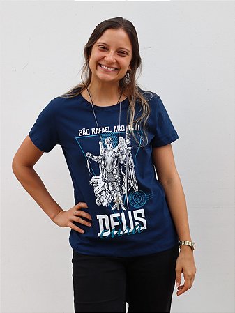 Camiseta  Baby look  "São Rafael Arcanjo"