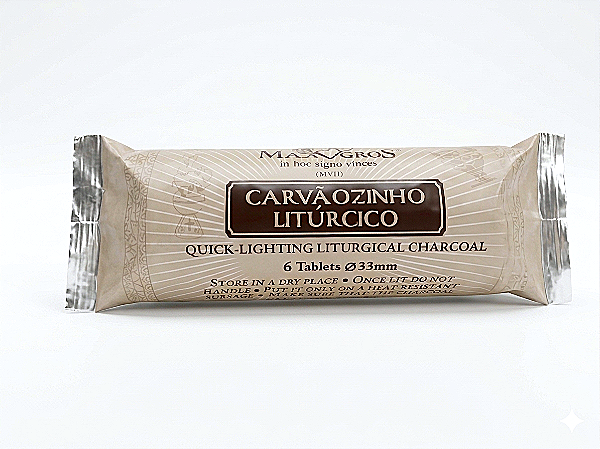 Carvão Milagros Tablete 1X6 UN