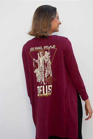 Cardigan "São Rafael. Deus cura"