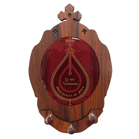 Porta Chave Oval "Eu Sou Vitorioso"