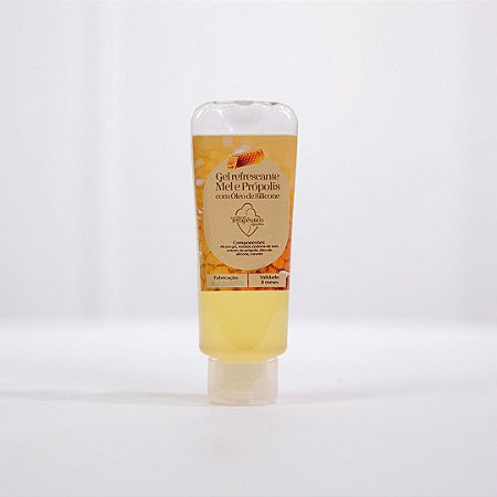 Gel Refrescante de Mel com Própolis com óleo de silicone