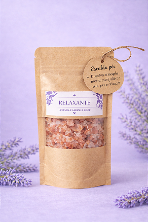 Escalda-pés Relaxante de Lavanda e Laranja Doce