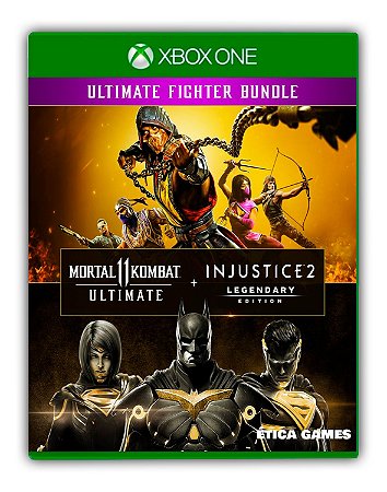 Pacote Mortal Kombat 11 Ultimate + Injustice 2 Ed. Lendária Xbox One Mídia Digital