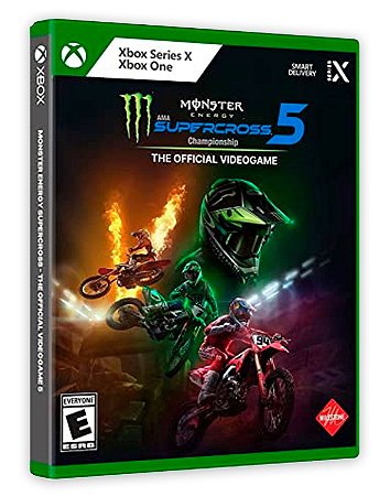 Monster Energy Supercross The Official Videogame 5 Xbox One e Serie Mídia Digital