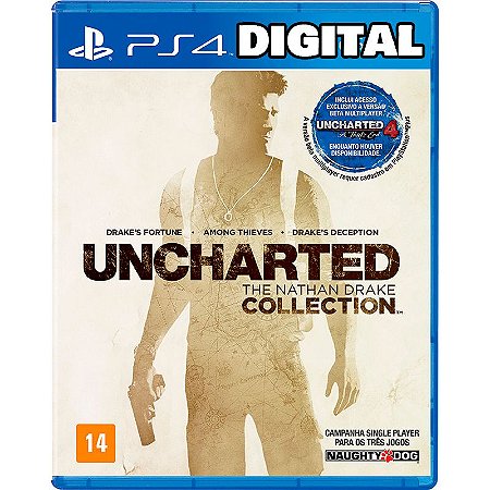 Uncharted The Nathan Drake Collection - Ps4 - Mídia Digital
