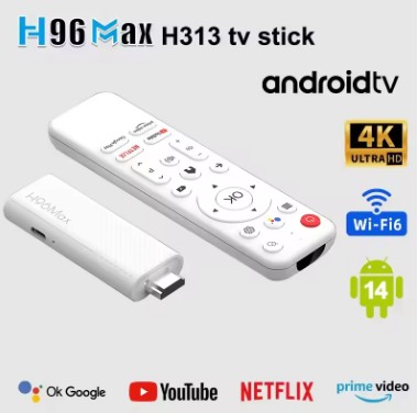 H96 MAX H313 Mini TV Stick Android 14