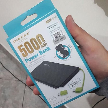 Bateria Portatil Celular Pineng Slim 5000mah Pn-952