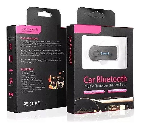 Car Mp3 Audio Player Bluetooth Transmissor Conexão Auxiliar