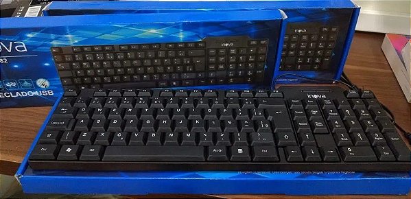 Teclado Computador Usb com fio Key-8382 Inova