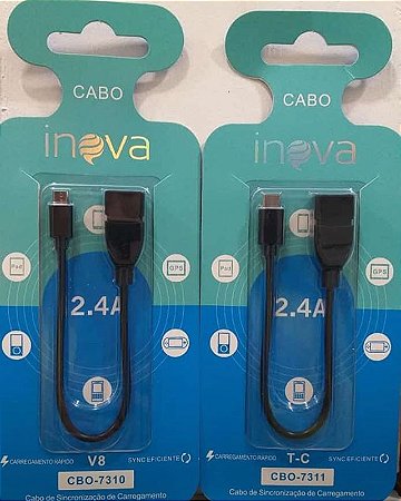 CABO ADAPTADOR OTG USB V8 PEN DRIVE PARA CELULAR TABLET