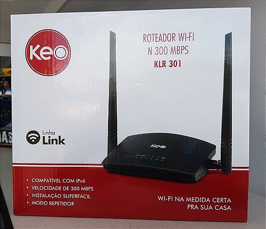 Roteador Wireless Keo Klr 301 N 300mbps