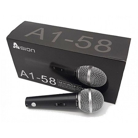 MICROFONE COM FIO PROFISSIONAL A1-58