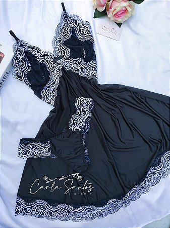Camisola microfibra Sem bojo - Preta bicolor