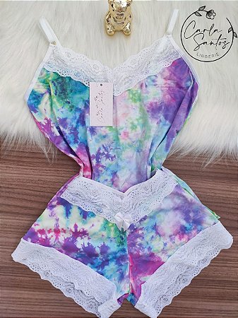 Baby doll Tie dye - Branco