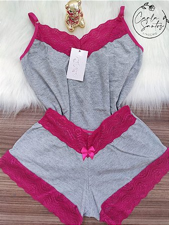 Baby doll Algodão - Pink