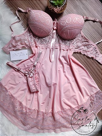 Camisola Microfibra - Rose