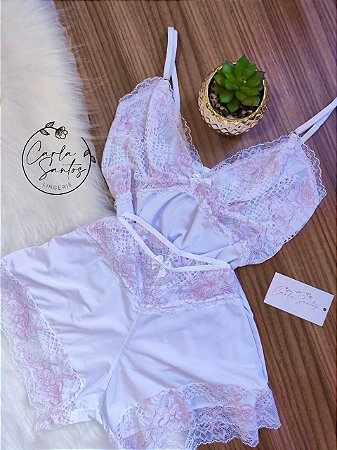 Short-Doll Bicolor - Branco