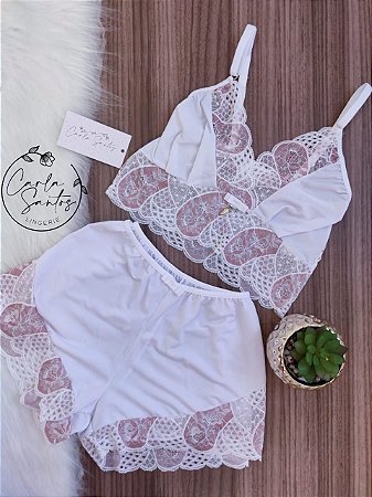 Short-Doll Cropped - Branco