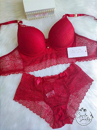 Conjunto Luana - Vermelho