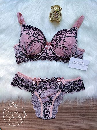 Conjunto Leila - Rosa Bicolor