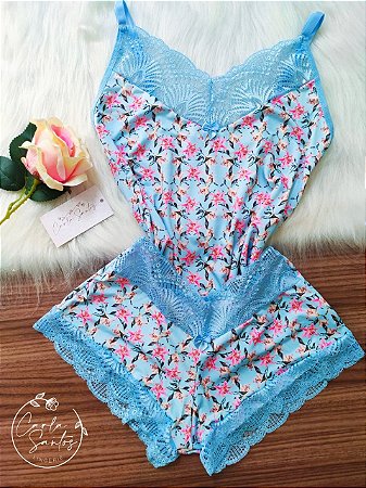 Baby doll Azul floral
