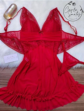 Camisola Tule - Vermelha