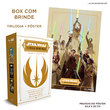 PRÉ-VENDA - Box Star Wars: High Republic – Fase I – Trilogia I - Edição com brinde!