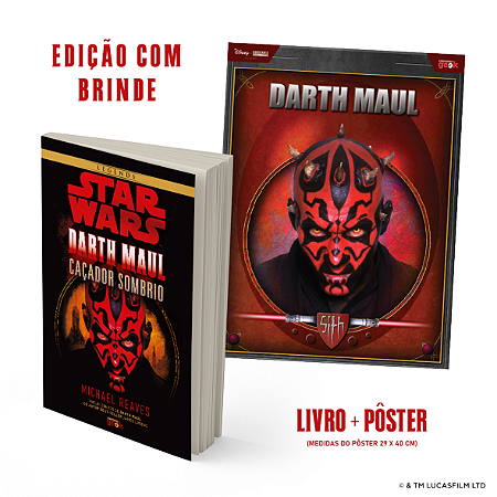 PRÉ-VENDA - Star Wars: Darth Maul – Caçador Sombrio - Edição com brinde!