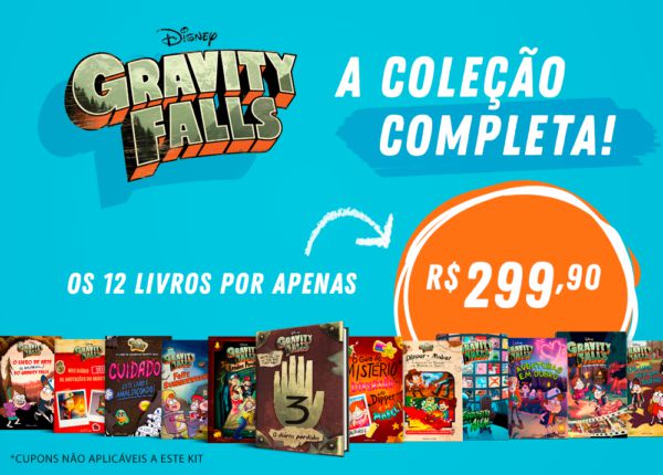 KIT GRAVITY FALLS (12 LIVROS)