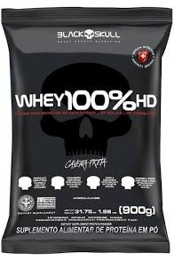 Whey 100% HD BlackSkull 900g Refil