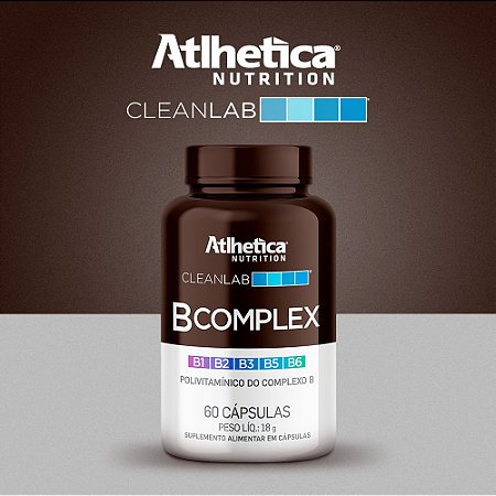 Bcomplex 60 cápsulas Atlhetica Nutrition