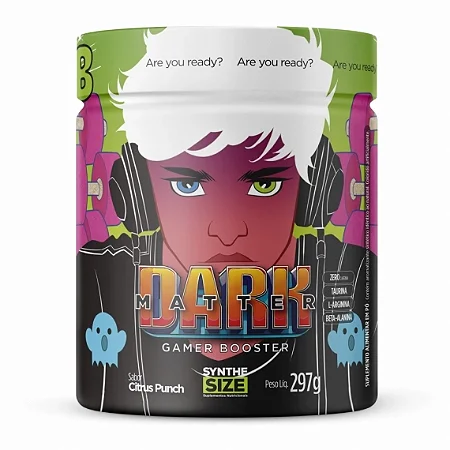 Dark Matter 297g Synthe Size Pré Treino Gamer sem cafeína