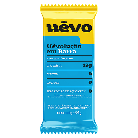 Barra de proteína 54g Uevo