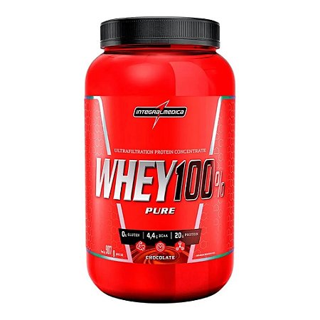 100% Whey 900g Integralmédica Pote
