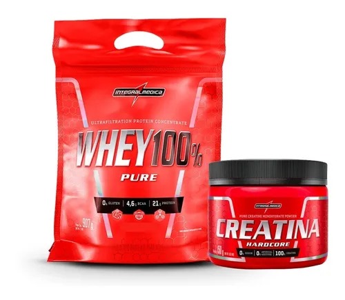 Combo 100% Whey + Creatina Integralmédica