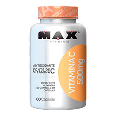 Vitamina C 60 Cápsulas 500mg Max Titanium