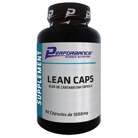 Óleo de Cártamo Lean Caps 90 Cápsulas Performance Nutrition