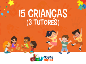 Animação Lúdica - Até 15 crianças (3 Tutores)
