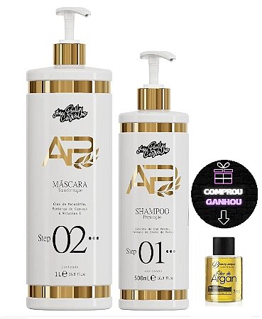 Escova Progressiva Liso Lambido AP Professional 1 L– Liso Extremo, Redução de Volume e Brilho Intenso