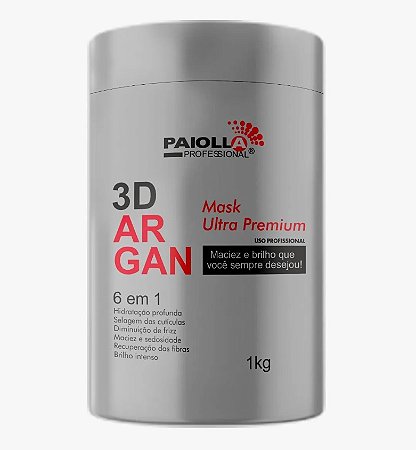 Mask Ultra Premium 3D Argan Paiolla 1kg