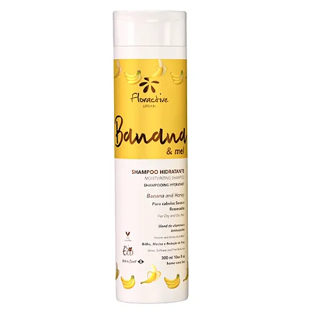 Floractive urban Banana & Mel shampoo de tratamento