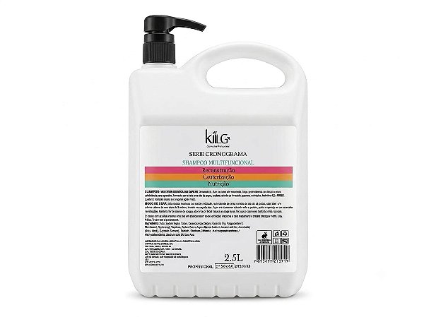 Shampoo Multifuncional Cronograma Capilar Kiilg – 2,5 Litros