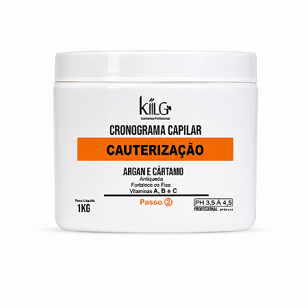 Máscara Cronograma Capilar Cauterização - Kiilg 1kg