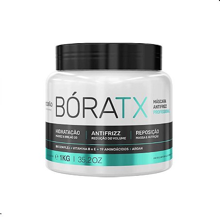 Borabella Máscara de Hidratação Boratox Orgânico 19 aminoácidos  1kg