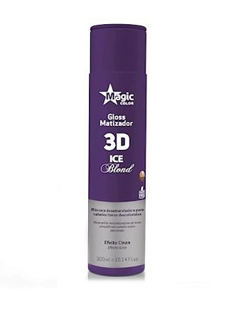 Matizador Magic Color 3D Ice Blond Efeito Cinza 300ml