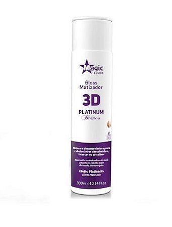 Matizador Magic Color 3D Platinum Branco 300ml