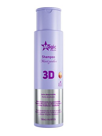 Shampoo Matizador 3D Magic Color 500ml