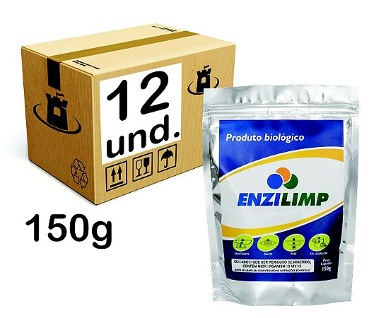 ENZILIMP MILLENNIUN BIORREMEDIADOR P/ ESGOTO - CX 12x150g